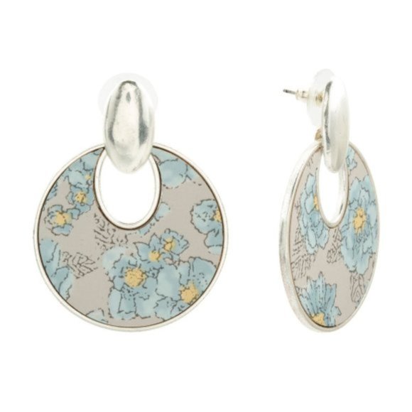 Betsey Johnson Jewelry - PATRICIA NASH Leather Doorknocker Earrings